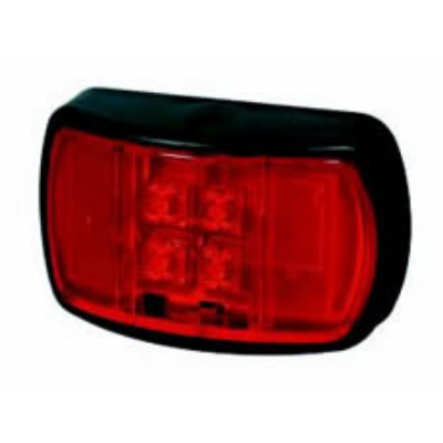 Durite 0-170-05 Red LED Rear Marker Lamp with Superseal Plug - 12/24V PN: 0-170-05